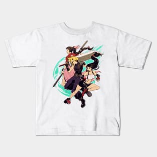 Tifa, Cloud and Aerith Kids T-Shirt